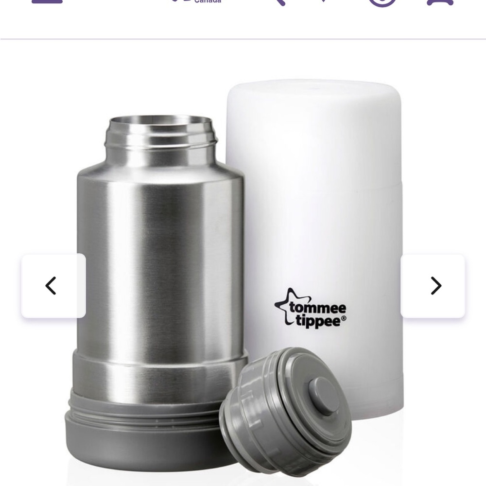 Tommee Tippee Closer to Nature Travel Bottle and Food Warmer.